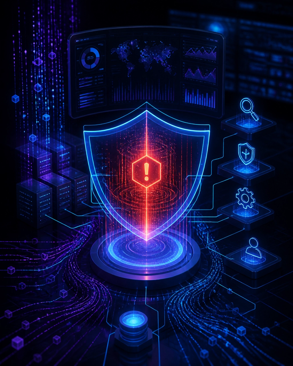 Security operations concept showing audit events, monitoring, and incident response